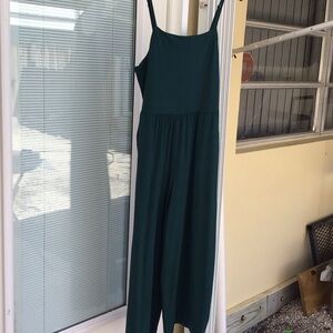 Old Navy Teal Sleeveless Wide-Leg Jumpsuit